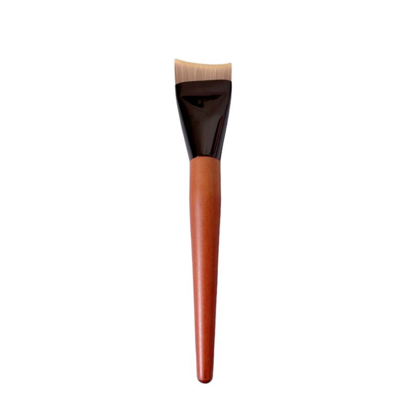 Flat Foundation Brush (Wood Handle)