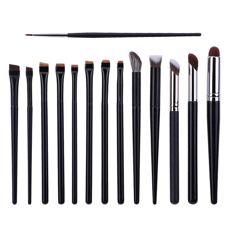 Precision Eye & Detail Brush Set (Black Handles)