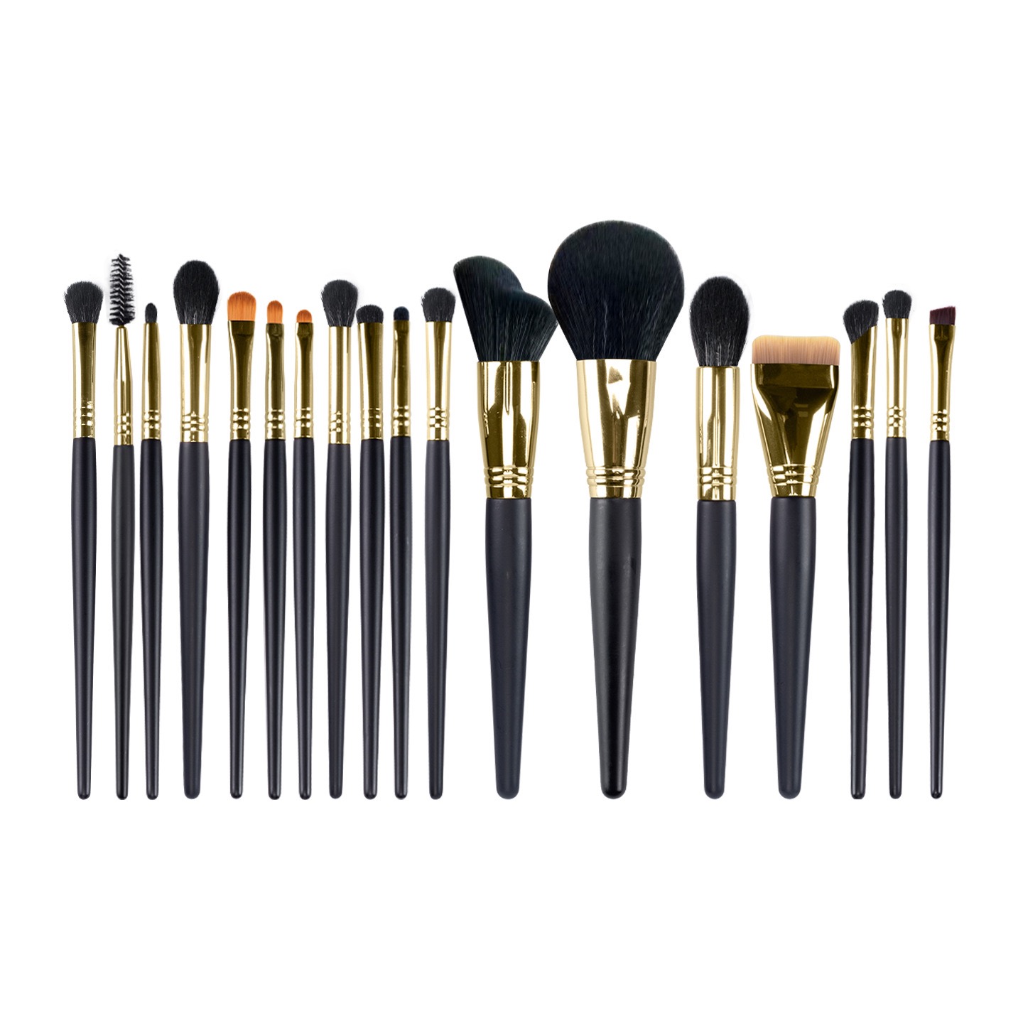 Black & Gold Professional Brush Set (20 pcs)