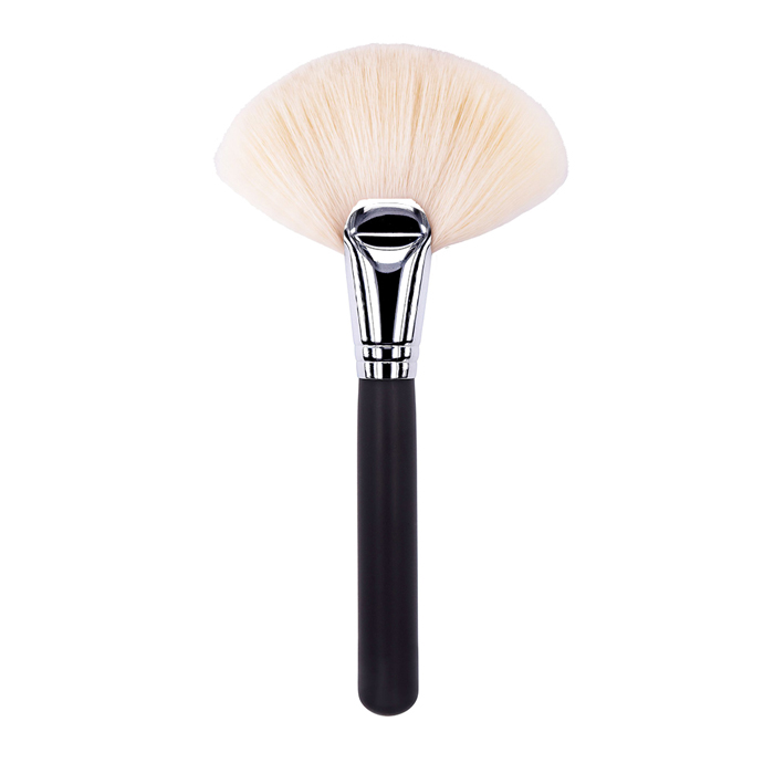 K1001 large fan powder brush private label makeup brushes custom