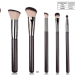 8 piece chocolate makeup brush set