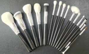 15 pcs makeup brush set with a cylinder case